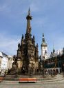 Columna de la peste en Olomouc. La más engalanada de la República Checa.